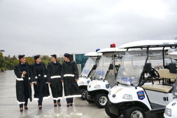 Dənizkənarı Milli Parkda qadın polislər xidmətə cəlb olunub (FOTOLAR)