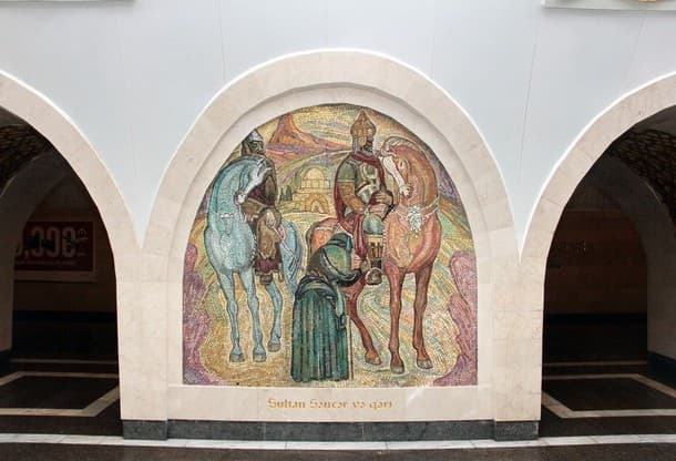 "Nizami" metrostansiyası uzunmüddətli təmirdən sonra (FOTOLAR)