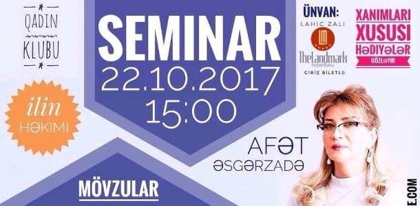 "Qadın Klubu"nda seminar