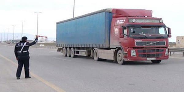 Yük maşınlarının sürücüləri üçün xəbərdarlıq