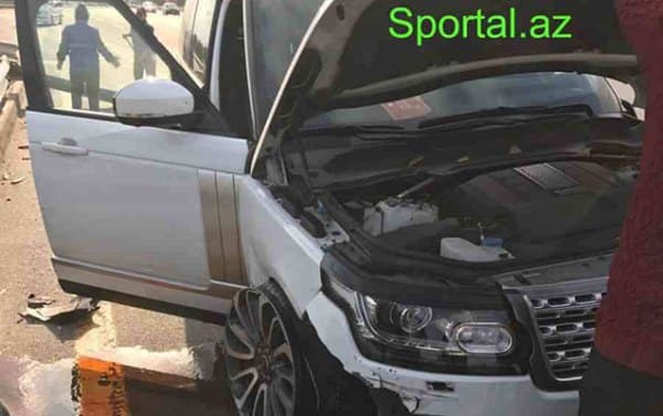 Rəşad Sadıqovun qəzaya düşdüyü «Range Rover» (FOTO)