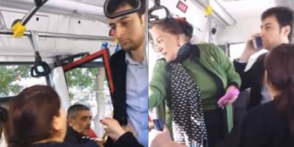 Bakıda sürücü avtobusu yavaş sürdüyü üçün dava düşdü (VİDEO)