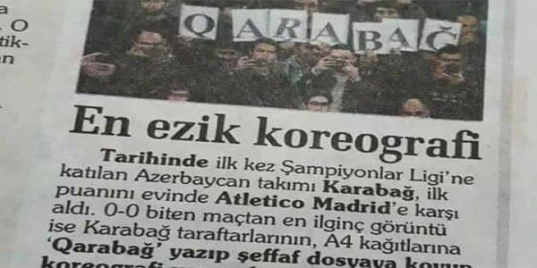 «Sabah» «Qarabağ» haqda qalmaqallı yazını sildi