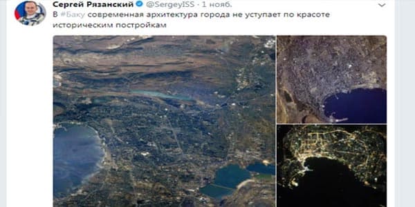 Bakının kosmosdan yeni görüntüləri (FOTO)