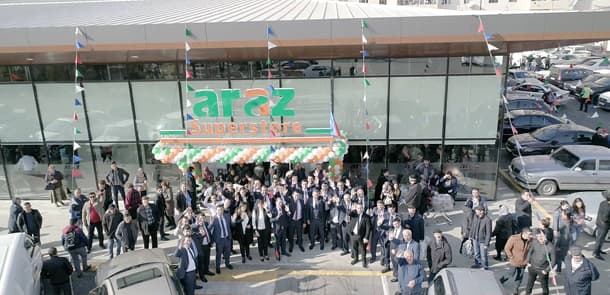 "ARAZ" supermarketlər şəbəkəsi ən böyük filialını açdı (FOTOLAR)