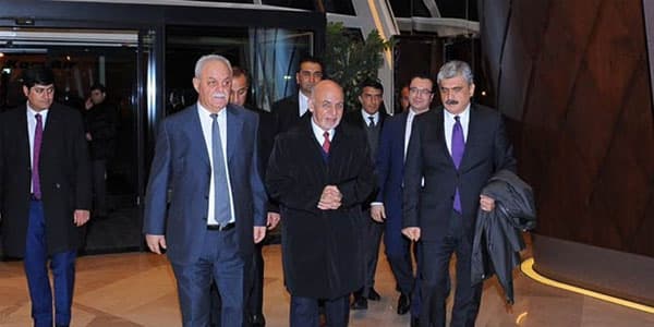 Əfqanıstan prezidenti Azərbaycana gəldi (FOTO)