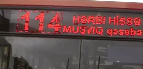 Bakıda sürücü avtobusla "avtoşluq" etdi (VİDEO)