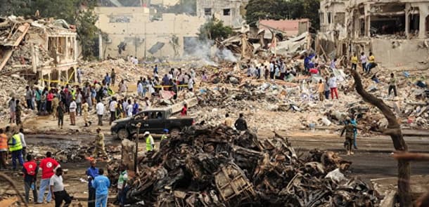Somalidə qanlı terror: 512 ölü, 312 yaralı