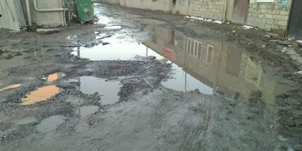 Binəqədinin yol dərdi (FOTOLAR)