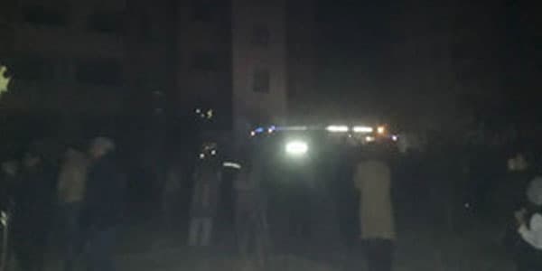 Qaçqın şəhərciyində yanğın: 5 nəfər tüstüdən zəhərləndi