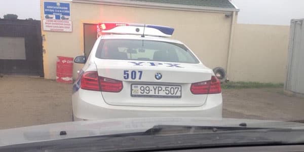 Yol polisi Azərbaycan yığmasının üzvlərini saxladı (FOTO/VİDEO)