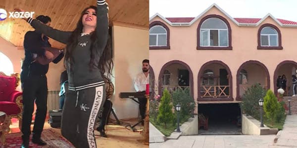 Rəqqasə Fatimənin dəbdəbəli bağ evi (VİDEO)