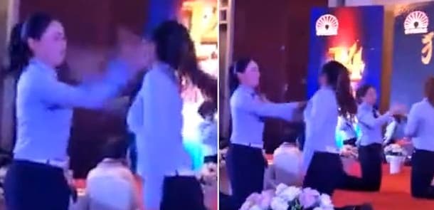 Firmadan işçilərə şok cəza: bir-birlərini sillələməyə məcbur etdilər (VİDEO)