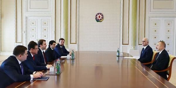 İlham Əliyev rusiyalı naziri qəbul edib