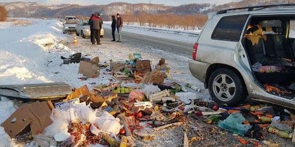 Azərbaycanlı biznesmen və oğlu yol qəzasında öldü (FOTOLAR)