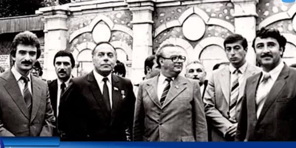 Tarixi kadrlar: İlham Əliyev Şuşada (VİDEO)