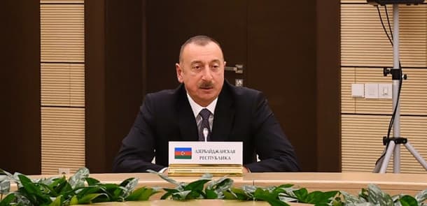 İlham Əliyevin MDB dövlət başçılarının qeyri-rəsmi görüşündəki çıxışı