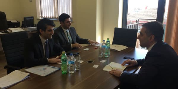 Gürcüstanın nazir müavini “Baku Business Factory”nin nümayəndələri ilə görüşüb