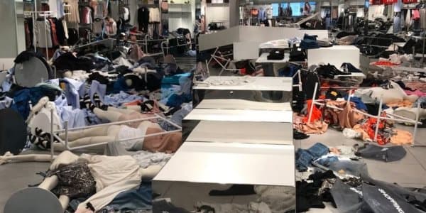 İrqçi reklama görə mağazanı alt-üst etdilər (FOTO)