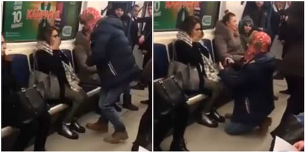Bakı metrosunda romantik evlilik təklifi (VİDEO)