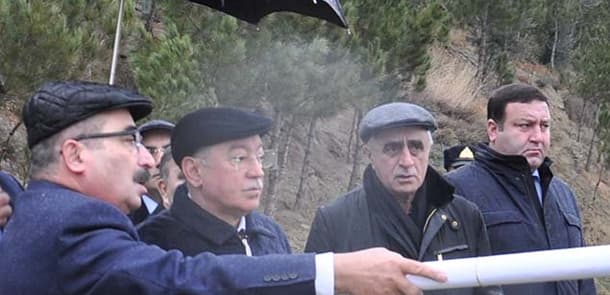 Kəmaləddin Heydərov sürüşmə zonasında (FOTO)