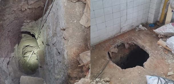 Xəzinə oğrularının qazdığı quyudan görün nələr çıxdı