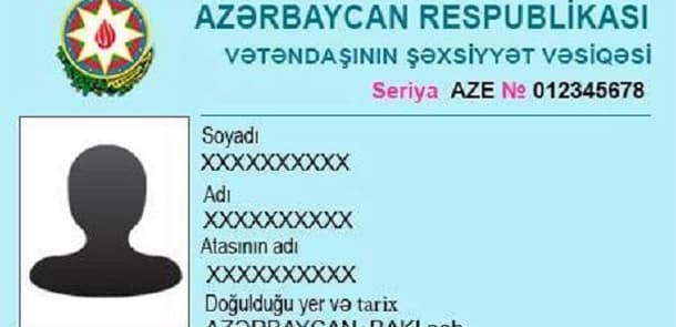 Şəxsiyyət vəsiqəsinin rüsumları dəyişdirilir