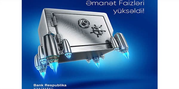 Bank Respublika əmanətlər üzrə faiz dərəcələrini artırdı (R)