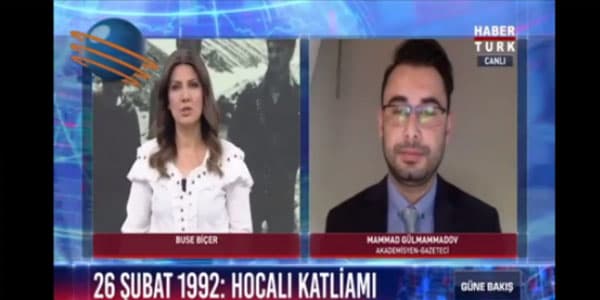 Baş redaktor nüfuzlu "Habertürk"də Xocalı soyqırımından danışdı (VİDEO)