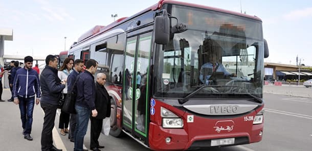 Bakıda avtobusların hərəkət intervalında gecikmələr yaranıb
