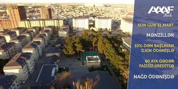 AAAF Parkda mənzillər yarı qiymətinə!