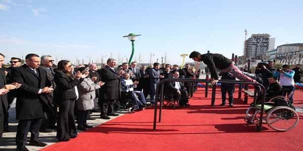 Leyla Əliyeva bulvarda açılış mərasimində