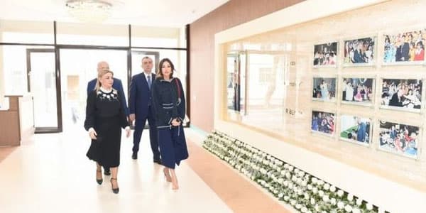 Birinci vitse-prezident yeni uşaq bağçasının açılışında (FOTOLAR)