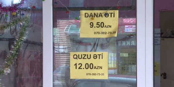 Azərbaycanda ətin qiyməti endi (VİDEO)