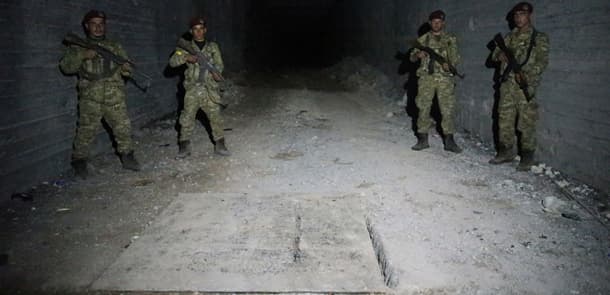 PKK-nın 12 otaqlı silah-sursat bazasından görün nələr çıxdı (FOTOLAR)