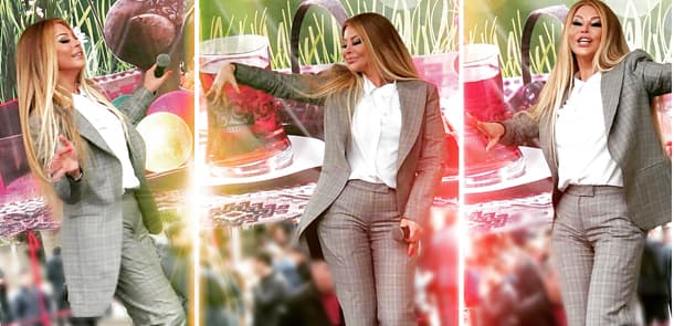 Diva Marneulidə konsert verdi (FOTO/VİDEO)