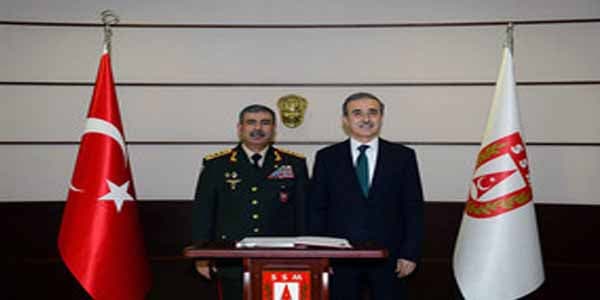 Azərbaycan ilə Türkiyə arasında hərbi-texniki əməkdaşlıq məsələləri müzakirə olundu