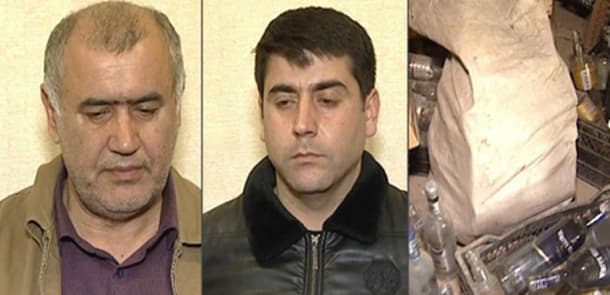 Bakıda saxta viskilər hazırlayan sex aşkarlanıb (FOTOLAR)