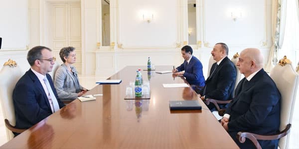 Prezident ATƏT missiyasının rəhbərini qəbul edib