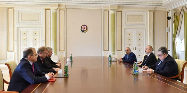 İlham Əliyev Belarusun Baş nazirinin müavinini qəbul edib