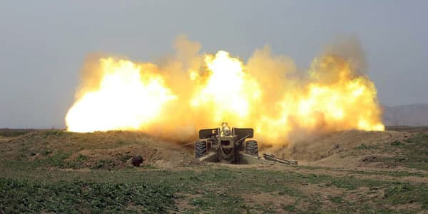 Raket və artilleriya bölmələri təlimlərinin döyüş atışlı mərhələsi icra olunub (FOTO/VİDEO)