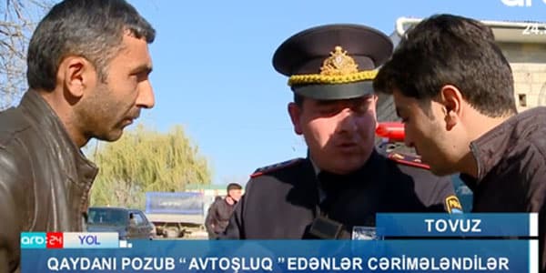 Tovuzda polis reyd zamanı gərginlik (VİDEO)