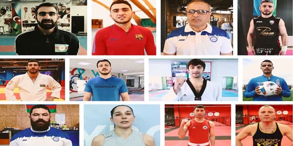 İdmançılar seçkilərdə İlham Əliyevə dəstək marafonuna qoşulublar (VİDEO)