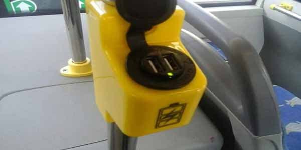 Bakıda avtobuslarda telefonu yükləmək mümkün olacaq (FOTO)