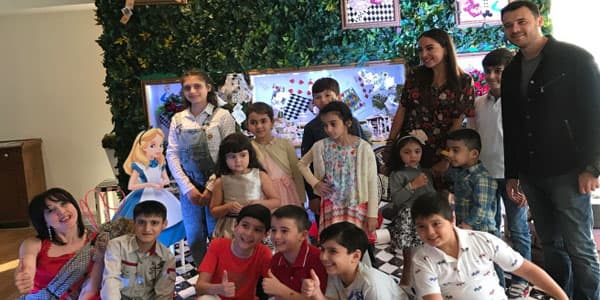 Leyla Əliyeva və Emin Ağalarov Əminəyə ad günü keçirdi (FOTO/VİDEO)