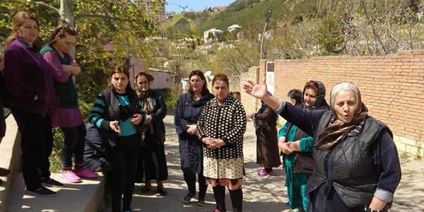 Bayıl yamacında köçürülən sakinlər aksiya keçirdilər (FOTO/VİDEO)