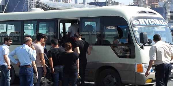 Saray avtobuslarının Sumqayıta girişinə qadağa qoyuldu