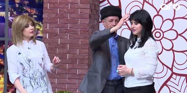 Azərbaycan telekanalının efirində qorxulu anlar (FOTO/VİDEO)