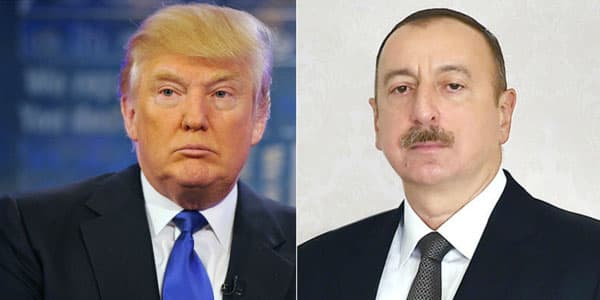 Donald Tramp İlham Əliyevə məktub göndərdi