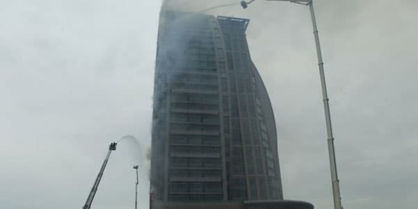 FHN "Tramp Tower”dəki yanğınla bağlı məlumat yaydı